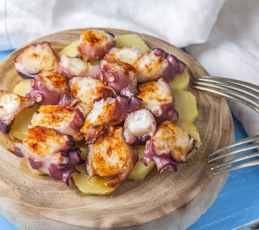 Pulpo Gallega en Santiago